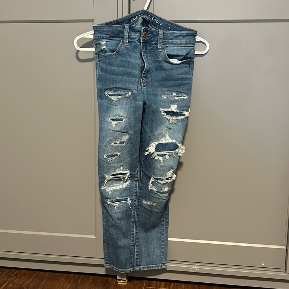 American eagle high rise jeggings sz 4short